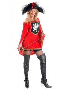 Disfraz mosquetera sexy para mujer