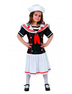 Disfraz marinera azul para niña