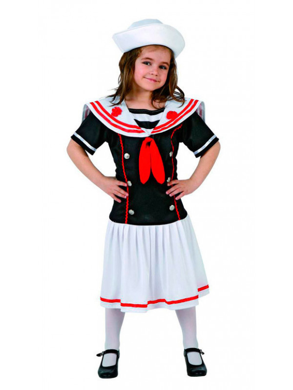 Disfraz marinera azul para niña
