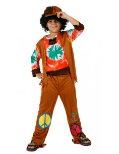 Disfraz hippie años 60 niño