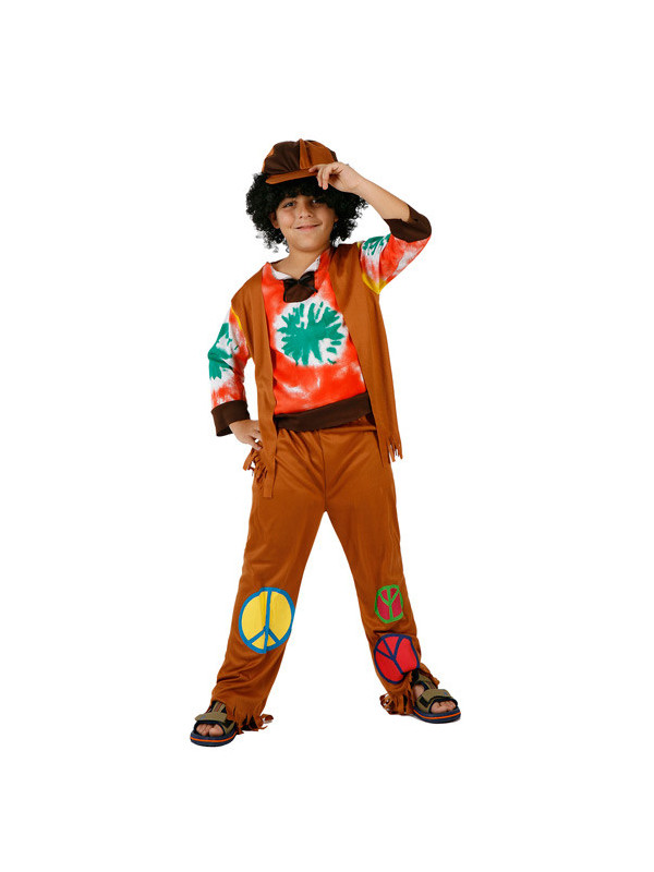 Disfraz hippie años 60 niño