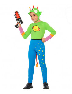 Disfraz alien verde para niño