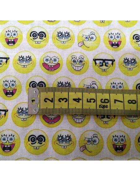 Tela emoticonos Bob Esponja medidas