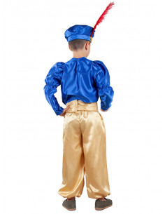 Disfraz paje azul infantil 2