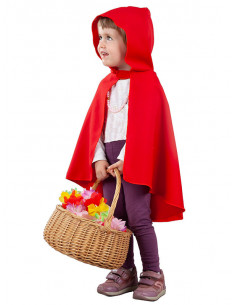 Capa roja Caperucita infantil