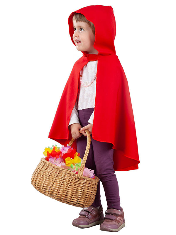 Capa roja Caperucita infantil