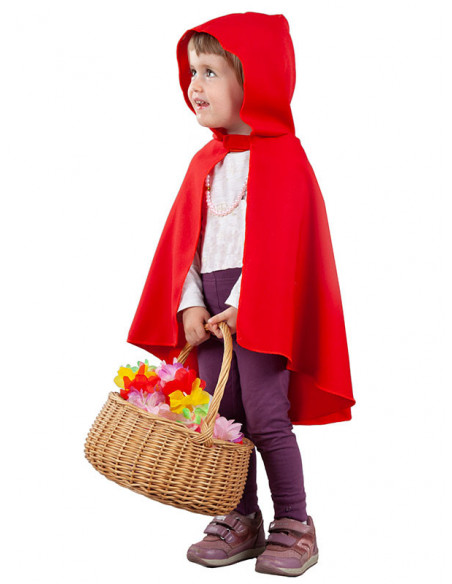 Capa roja Caperucita infantil