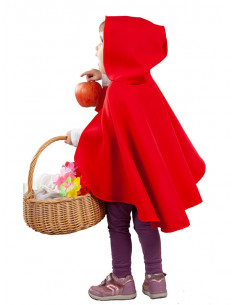 Capa roja Caperucita infantil 2