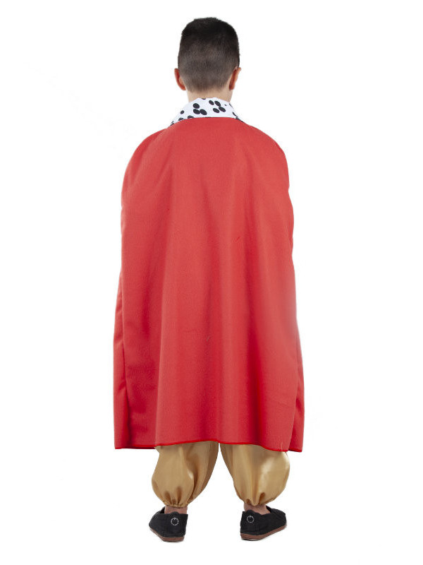 Capa de Rey infantil espalda