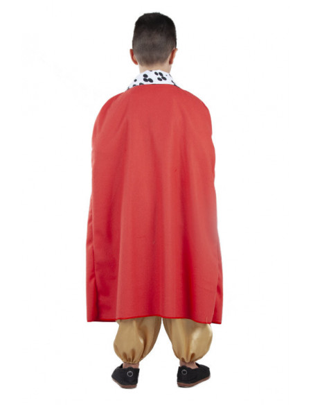 Capa de Rey infantil espalda