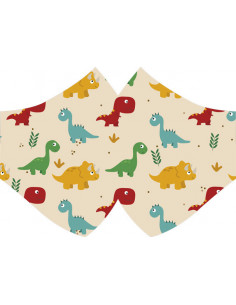 Mascarilla dinosaurios dibus infantil 2