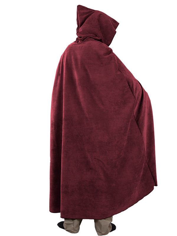 Capa medieval con capucha