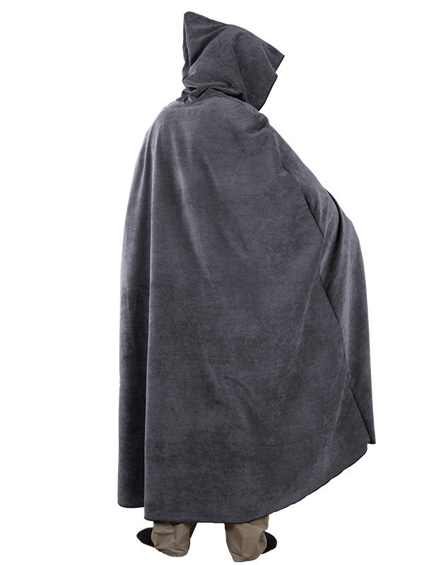 Capa medieval con capucha