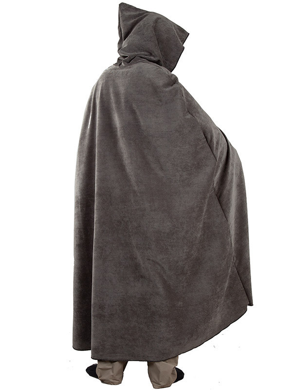 Capa medieval con capucha