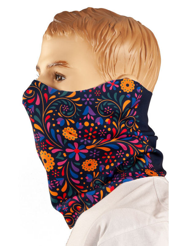 Braga mascarilla de flores