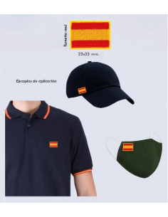 Bandera de España bordada