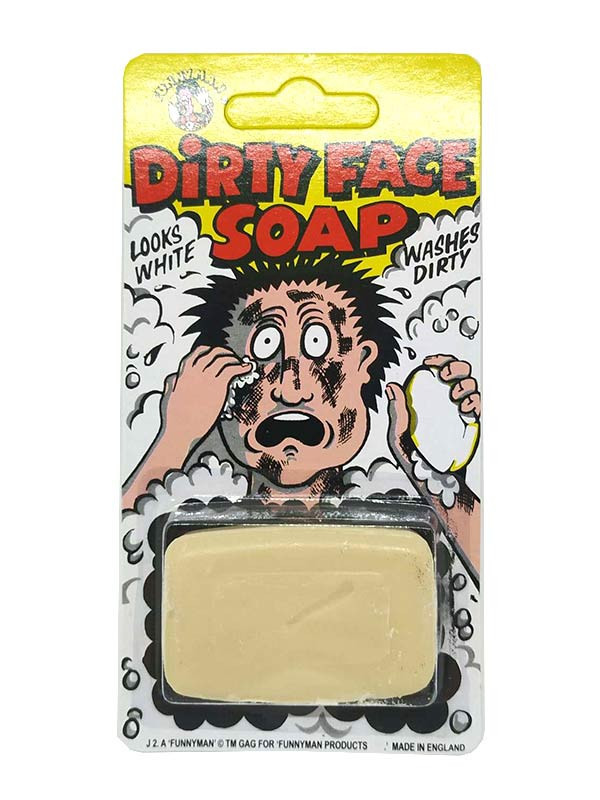 Jabón de broma color negro