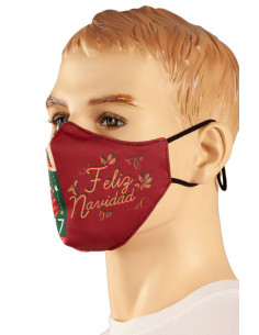 Mascarilla Feliz Navidad Adviento 2