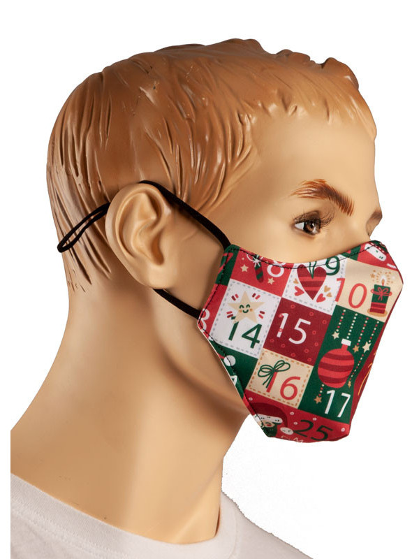 Mascarilla Feliz Navidad Adviento