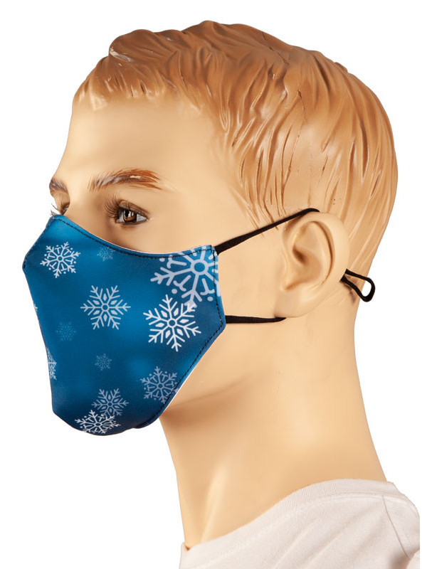 Mascarilla Estrellas de Navidad