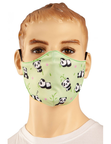 Mascarilla osos panda
