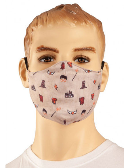 Mascarilla de mago marrón