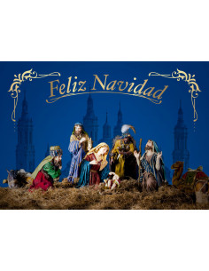 Banderola Belén navideño