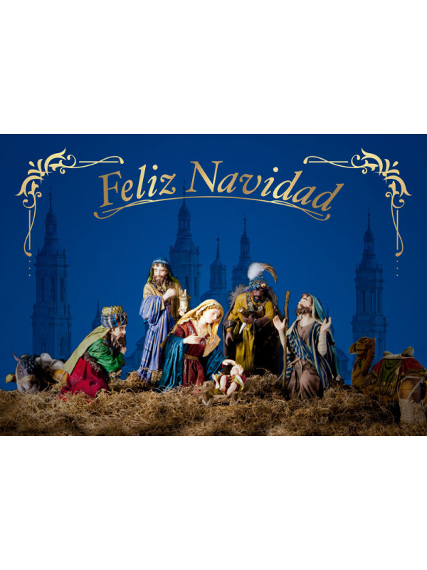 Banderola Belén navideño