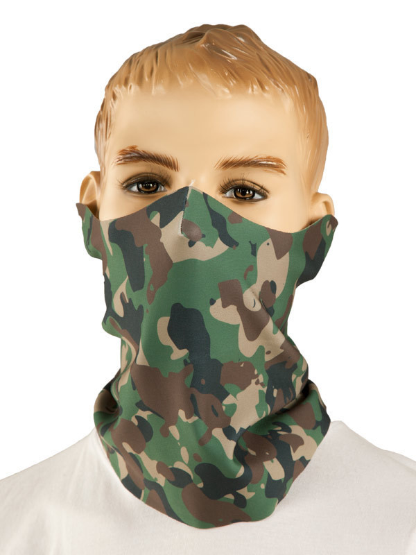 Braga mascarilla camuflaje