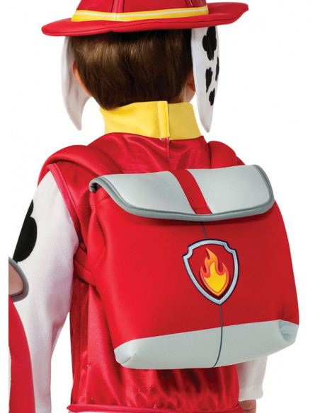 Disfraz Marshall Patrulla Canina infantil mochila