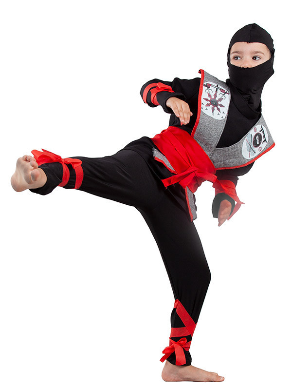 Disfraz ninja infantil frontal
