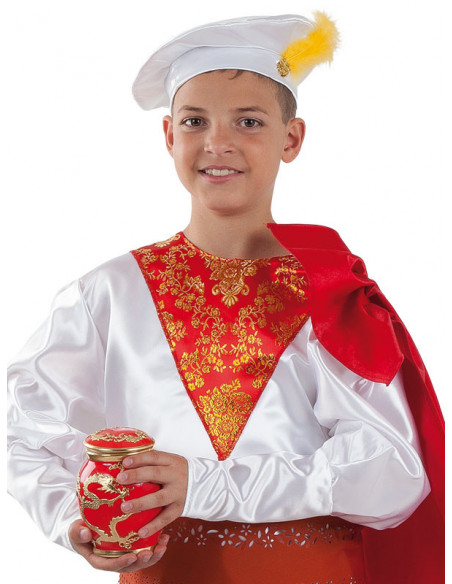 Disfraz paje Melchor infantil