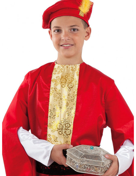 Disfraz paje Gaspar infantil