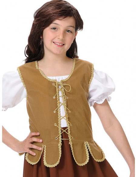 Disfraz tabernera niña cerca