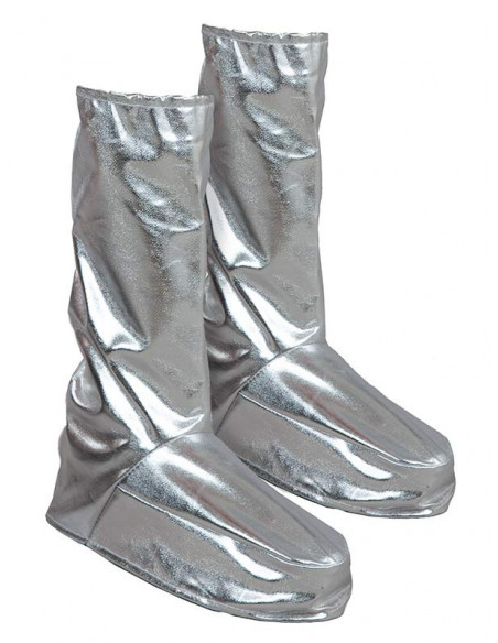 Cubrebotas metalizados plata lateral