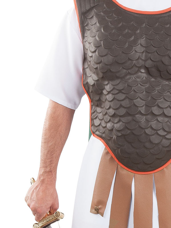 Disfraz soldado romano detalle coraza