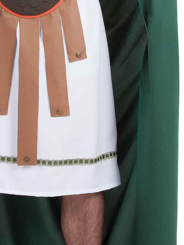 Disfraz soldado romano detalle falda y capa