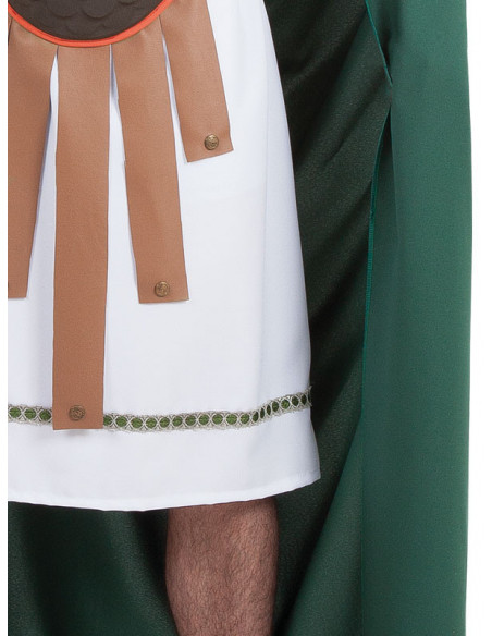 Disfraz soldado romano detalle falda y capa