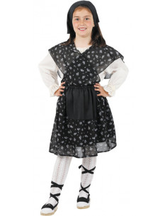 Disfraz castañera flores infantil