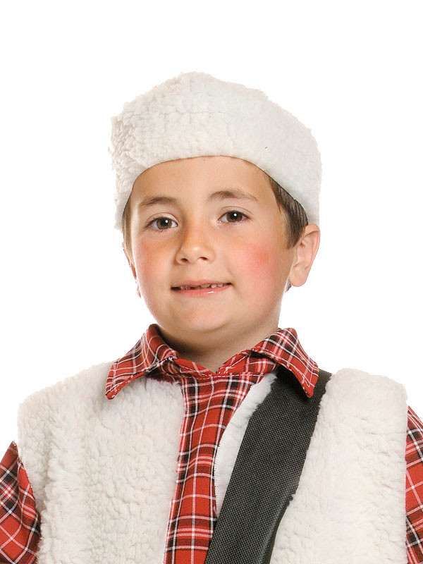 Conjunto pastor infantil gorro