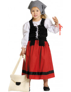 Disfraz pastora niña