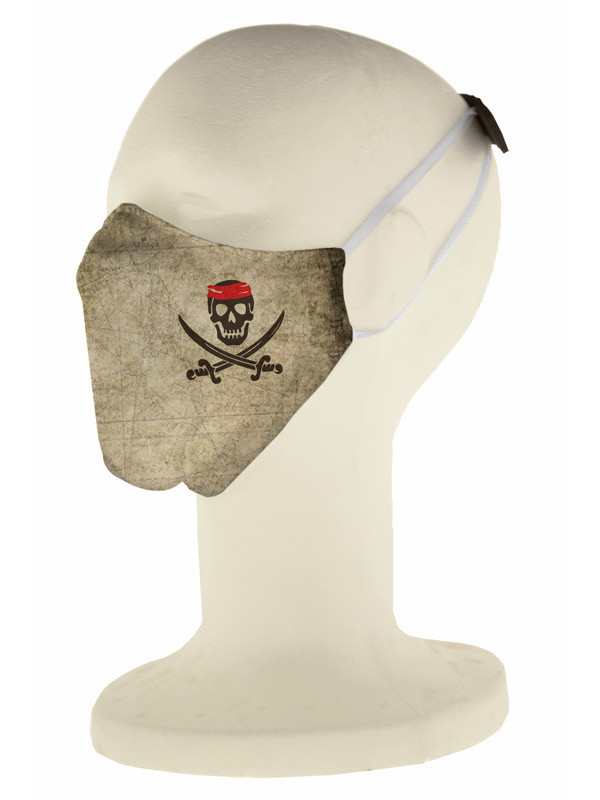 Mascarilla Mapa pirata