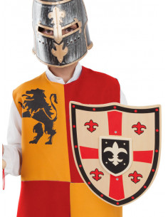 Escudo medieval de madera