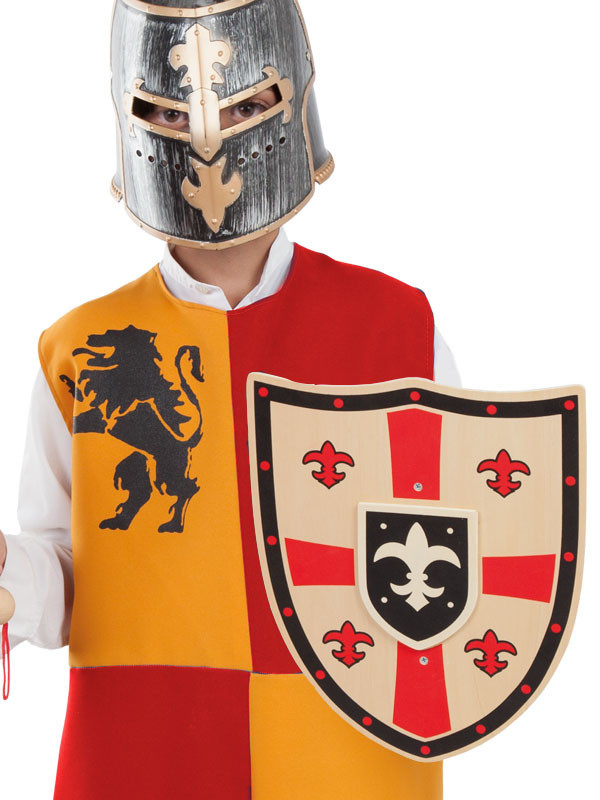 Escudo medieval de madera