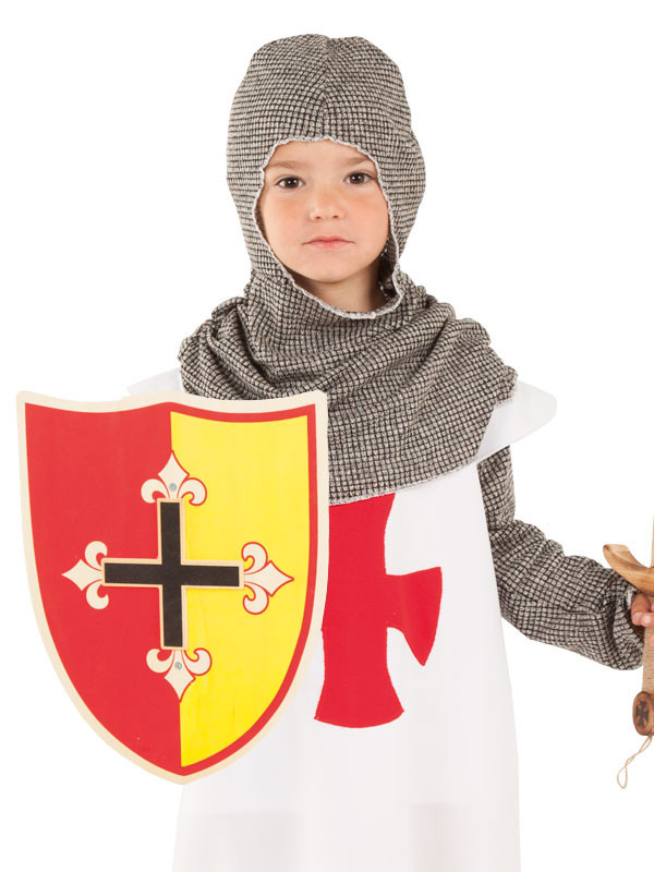 Escudo medieval de madera