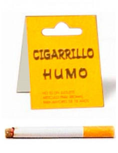 Cigarrillo imitación con humo