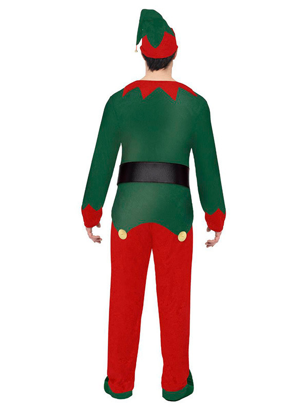 Disfraz de Elfo Navidad para hombre espalda