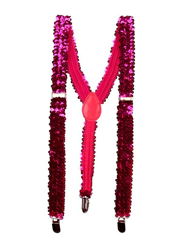 Tirantes lentejuelas fucsia