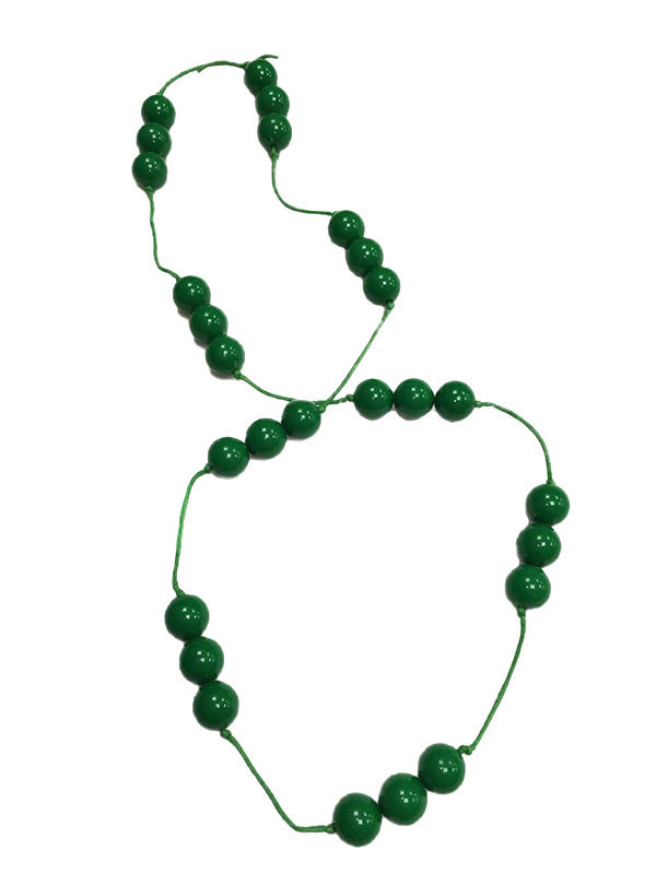 Collar andaluza largo verde