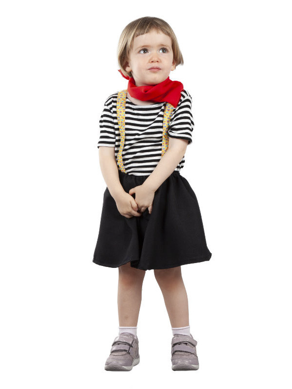 Disfraz mimo para bebé niña